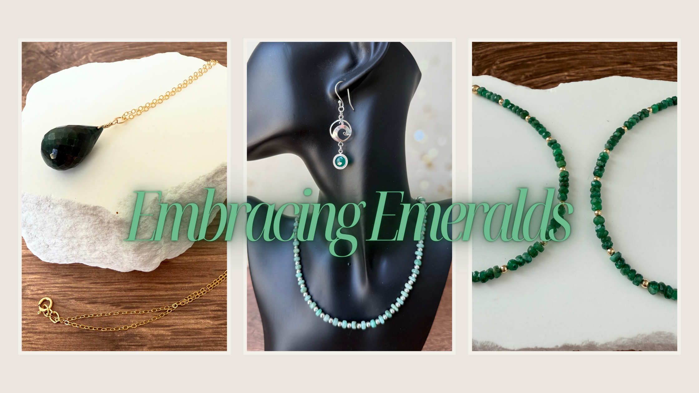 May Birthstone Collection Emeralds